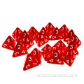 BESCON القياسية ذات الحجم الأحمر D4 DICE 20PCS زجاجة جرعة الشفاء ، 20pcs D4 Health Potion Dungeons و Dragons